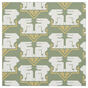 Art Deco Rabbits Fabric