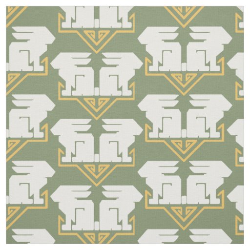 Art Deco Rabbits Fabric