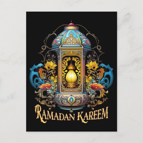 Art Deco Ramadan  Postcard