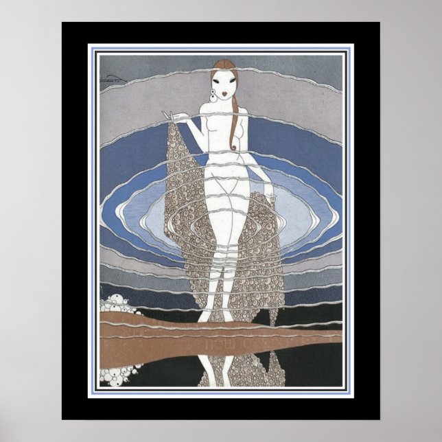 Art Deco 'Reflection" ca. 1920 Poster (Front)