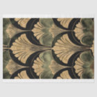 Art Deco Repeat Pattern gold embossed