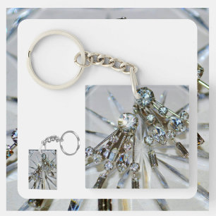 Art Deco Rhinestones Vintage Elegance Keychain