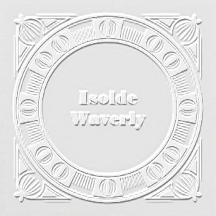 Art Deco Rhythmic Geometric Embosser