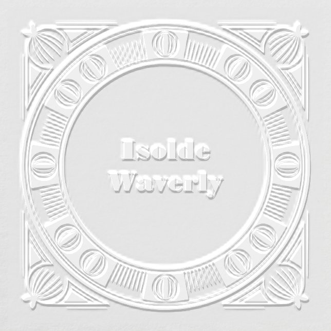 Art Deco Rhythmic Geometric Embosser (Design)