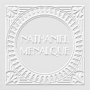 Art Deco Ribbed Arch Geometric Embosser