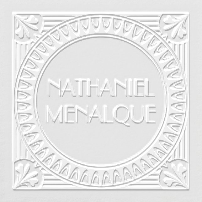 Art Deco Ribbed Arch Geometric Embosser (Design)