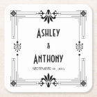 Art Deco Roaring 20s Bride Groom Date Wedding