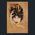 Art Deco - Rolf Armstrong - Glamorous Girl Poster<br><div class="desc">Date: 1930. Glamorous Girl by Rolf Armstrong. Style: Art Deco.</div>