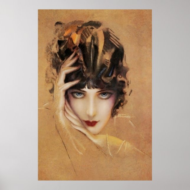 Art Deco - Rolf Armstrong - Glamorous Girl Poster (Front)