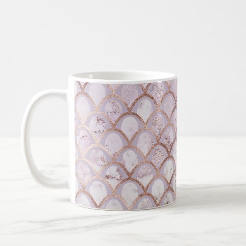 Art Deco Rose Gold Geometric Coffee Mug