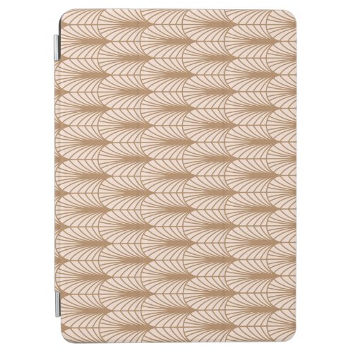 Art Deco Rose Golden Peacock Feathers iPad Air Cover