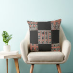 Art Deco Rose Throw Pillow