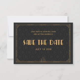 Art Deco Save The Date