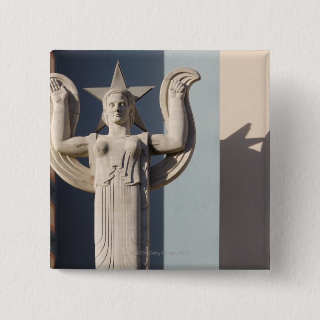 Art Deco Sculpture at the State Fair of Texas Button (Front)