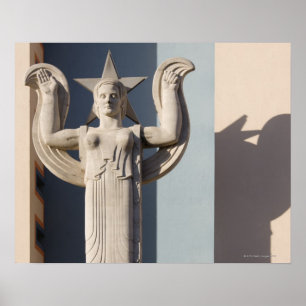 Art Deco Sculpture at the State Fair of Texas Poster