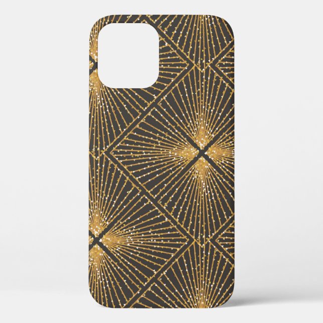 Art Deco Seamless Geometric Pattern. Elegant Wallp Case-Mate iPhone Case (Back)