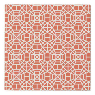 Art deco seamless pattern background. abstract, ar faux canvas print