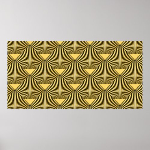 Art Deco seamless pattern decoration ornament 