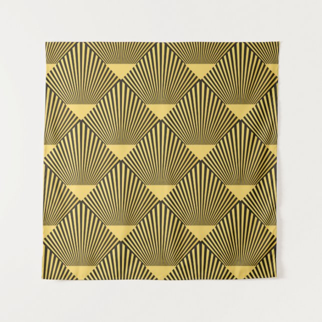 Art Deco seamless pattern. decoration ornament.  Tapestry (Front)
