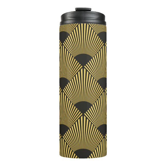Art Deco seamless pattern Thermal Tumbler (Front)