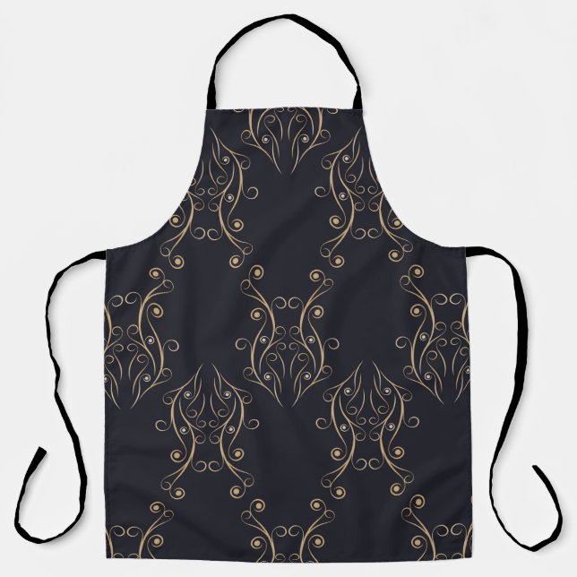 Art deco seamless pattern. Vintage background with Apron (Front)