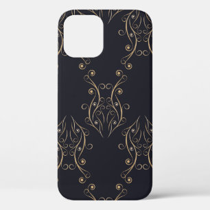 Art deco seamless pattern. Vintage background with iPhone 12 Case