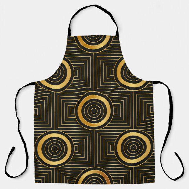Art Deco seamless vintage wallpaper pattern Apron (Front)