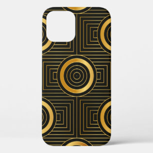 Art Deco seamless vintage wallpaper pattern iPhone 12 Case