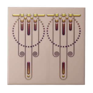 Art Deco "Shades of" Tile