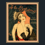 Art Deco Sheet Music A La Boheme 16 x 20 Poster<br><div class="desc">Vintage Art Deco Sheet Music  "A La Boheme"  by Jacco.    Poster measures 16 x 20</div>