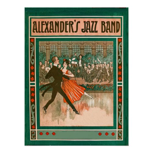  Art deco sheet music cover