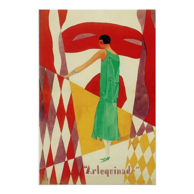  Art Deco sheet music in the 1920s Poster (Front)