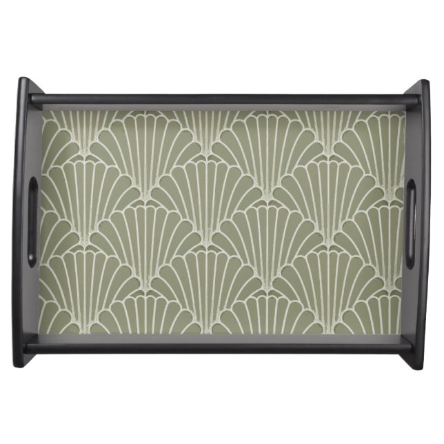Art Deco Shells Serving Tray (Front)