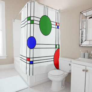Art Deco Shower Curtain