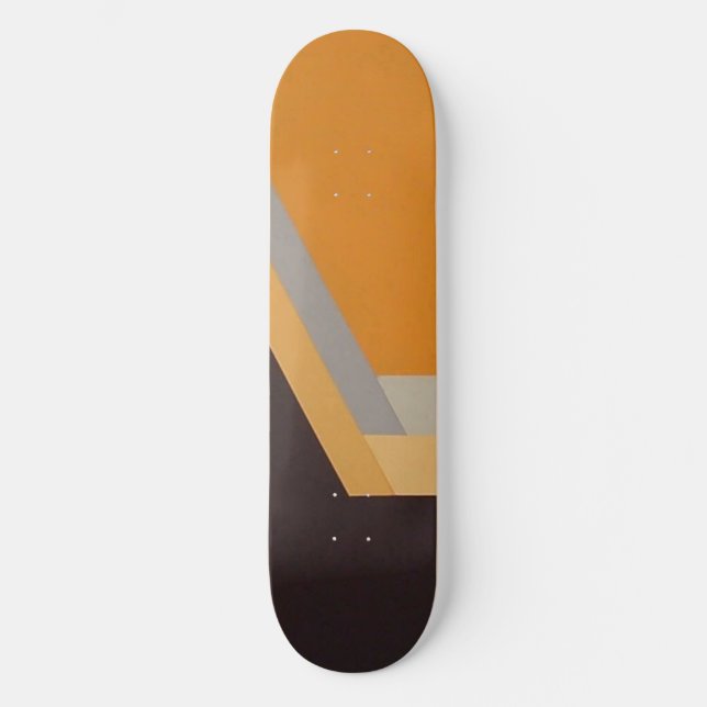 ART DECO skateboard (tangerine) (Front)