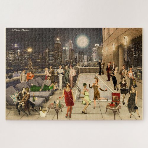  Art Dco Skyline Jigsaw Puzzle