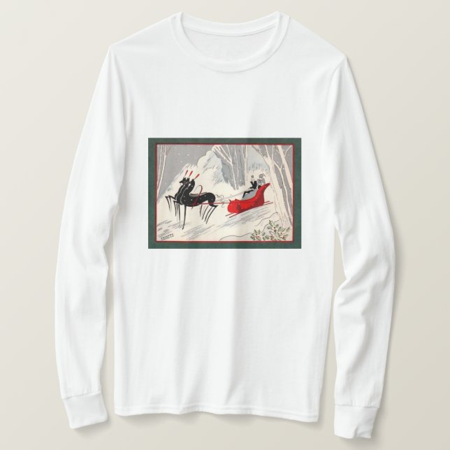 Art Deco Sleigh Ride T-Shirt (Design Front)