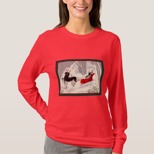 Art Deco Sleigh Ride T-Shirt