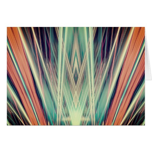 Art Deco spotlights pattern Cards (Front Horizontal)