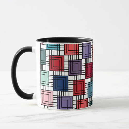 Art Deco Squares  Mug