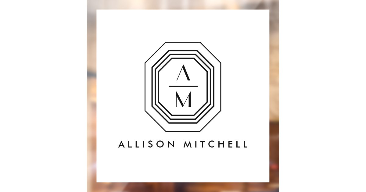 art-deco-stacked-monogram-logo-window-cling-zazzle