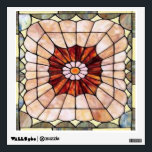 Art Deco Stained Glass 2 Wall Decal<br><div class="desc">Brighten your Roaring 20s party decor with this square wall decal of Art Deco stained glass in hues of pink, red, blue and green. See the entire Roaring 20s Wall Decal collection in the DECOR | Wall Decals section.</div>