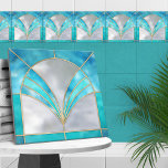 Art Deco Stained Glass Ceramic Tile<br><div class="desc">Art Deco Stained Glass</div>