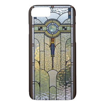 Art Deco Stained Glass Window Iphone 7 Case by Cover_Power at Zazzle
