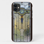 Art Deco Stained Glass Window Iphone Cover at Zazzle