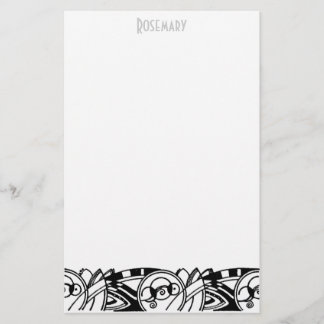 Art Deco stationery personalized