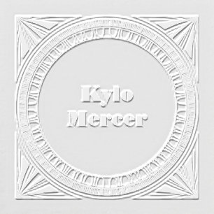 Art Deco Stepped Geometric Embosser