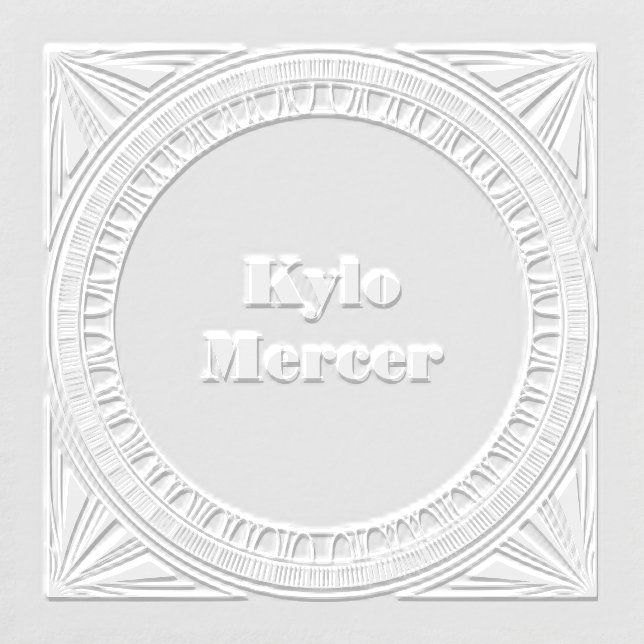 Art Deco Stepped Geometric Embosser (Design)