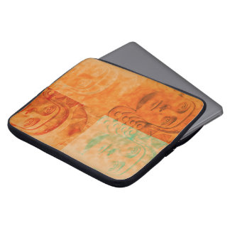 Art Deco Stone Head Sculpture Laptop Sleeve
