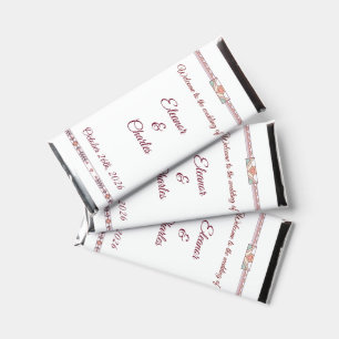 Art Deco Storybook Wedding Hershey Bar Favors